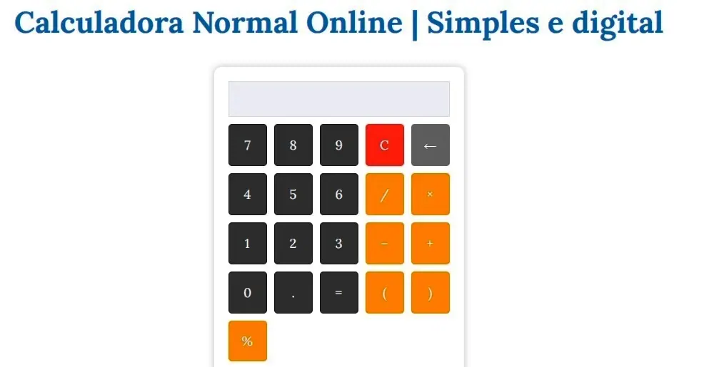 cómo usar calculadora normal